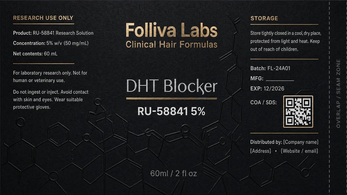 RU58841 5% topical solution 50 ml spray bottle — Folliva Labs